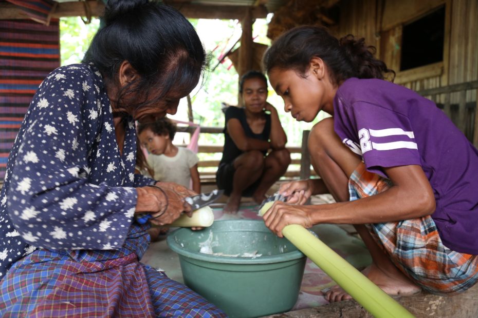 We all derive meaning from routine daily activities like cooking - like this family in Timor-Leste.