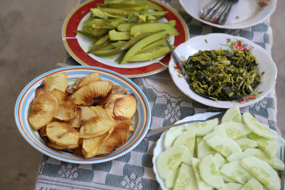 The feast prepared for us by Zu's Mum